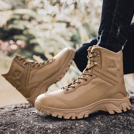 Damen taktische Outdoor-Wanderschuhe mit rutschfester Sohle und atmungsaktivem Obermaterial R&B