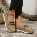 Damen Mokassins mit eleganter Schnallenverzierung R&B