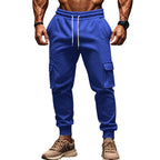 Herren Cargo-Jogginghose mit elastischem Bund und multifunktionalen Taschen R&B