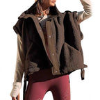 Damen Modische Fleece-Weste R&B