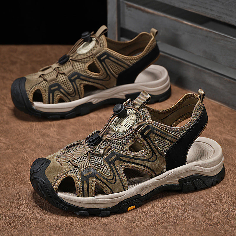 Damen Sportliche Mesh-Sandalen mit innovativem Schnellschnürsystem R&B
