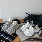 Damen Sportliche Sneakers mit atmungsaktiver Mesh-Oberfläche und stoßdämpfender Sohle