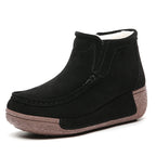 Damen Komfortable Warmgefütterte Stiefeletten mit rutschfester Sohle R&B