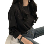 Damen Langarmshirt mit lässigem Schnitt und zeitlosem Design