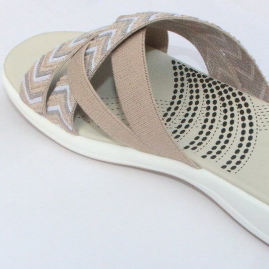 Damen Bequeme Riemchen-Sandalen mit ergonomischem Fußbett R&B