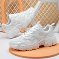 Damen Chunky Sneakers mit atmungsaktivem Mesh-Obermaterial und flexiblem Laufsohlen-Design