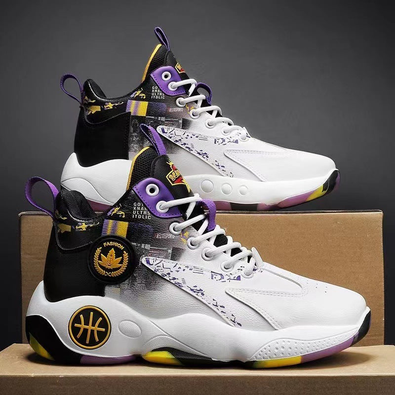 Damen Hochwertige Basketball-Sneaker mit atmungsaktivem Obermaterial und dämpfendem Fußbett