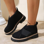 Damen modische Chelsea-Stiefel mit rutschfester Sohle und elastischem Einsatz R&B