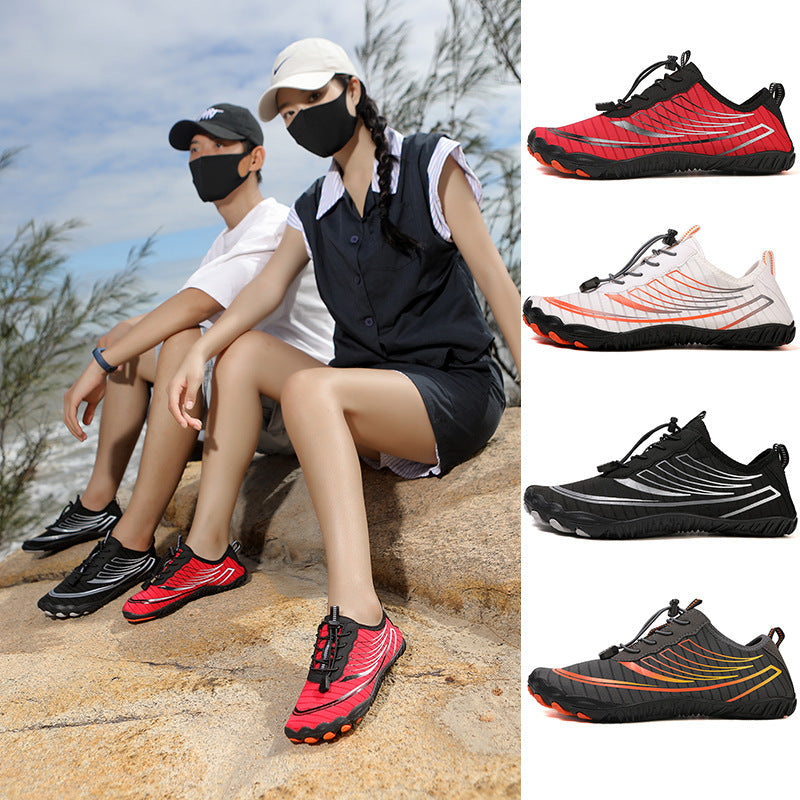 Damen Sportliche Wasserschuhe mit rutschfester Sohle und innovativem Schnellschnürsystem