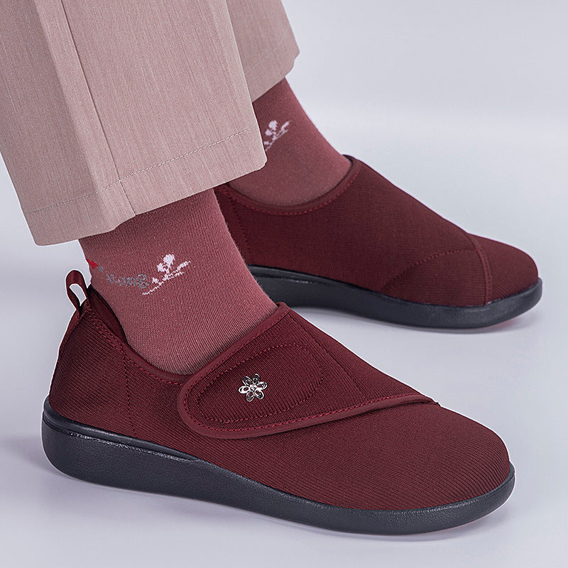 Damen Bequeme und elegante Hausschuhe mit verstellbarem Riemen R&B