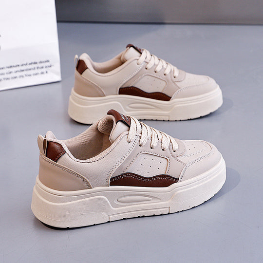 Damen Sportliche Plateausneakers mit atmungsaktivem Obermaterial und rutschfester Sohle R&B
