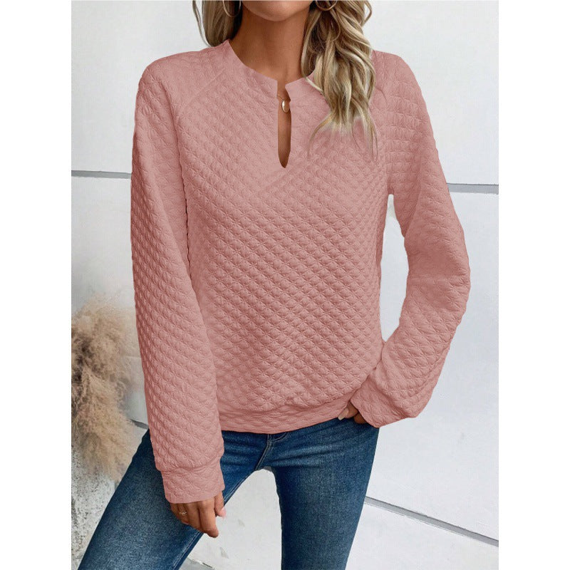 Damen Quilted Pullover R&B