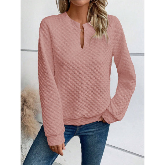 Damen Quilted Pullover R&B