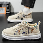 Damen Sportliche Sneaker mit einzigartigem grafischem Muster und dämpfender Sohle R&B