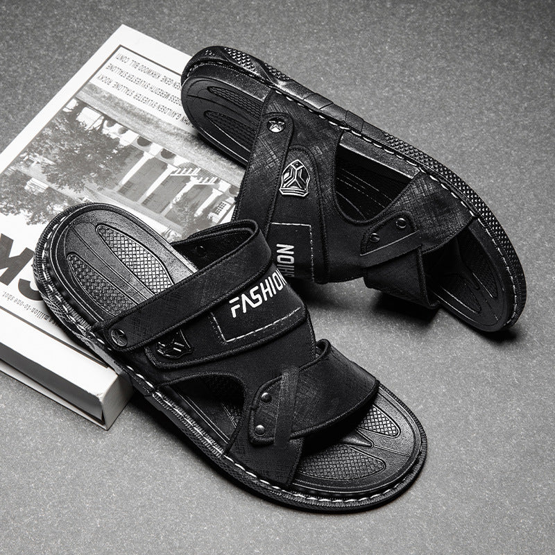 Damen Sportliche Badesandalen mit ergonomischem Klettverschluss und rutschfester Sohle R&B