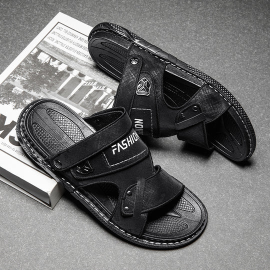 Damen Sportliche Badesandalen mit ergonomischem Klettverschluss und rutschfester Sohle R&B