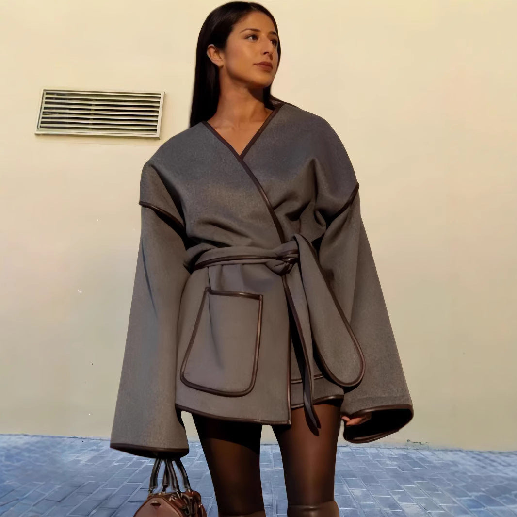 Damen Kimono-Style Überwurf R&B