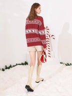 Damen Pullover mit festlichem Weihnachtsdesign R&B