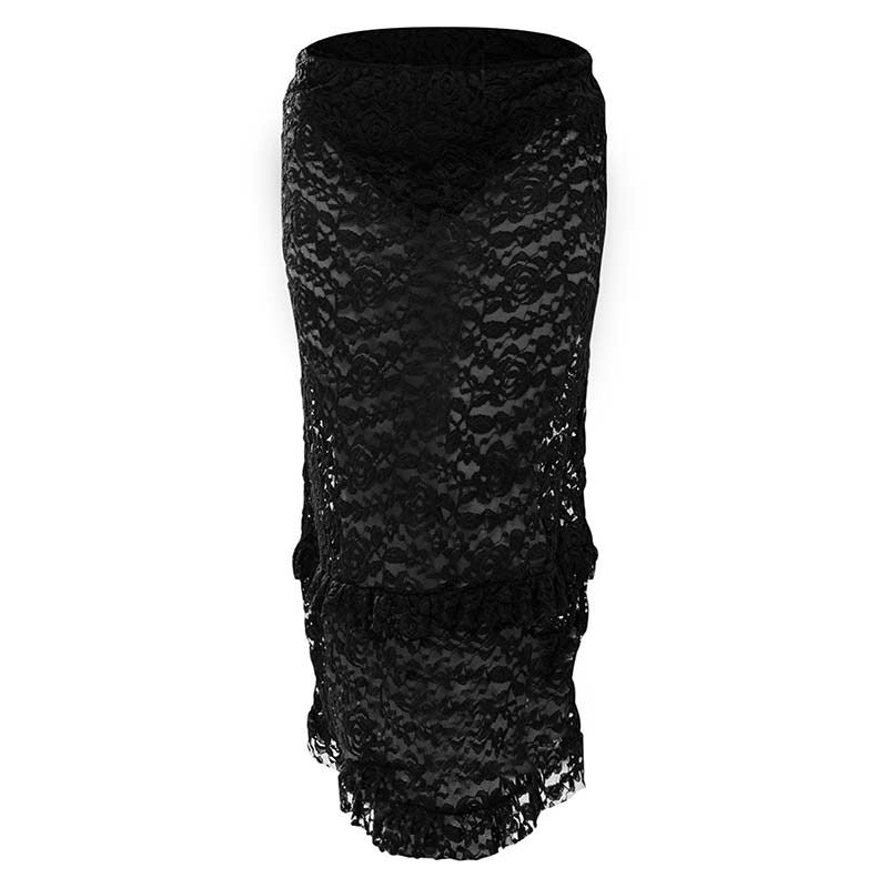 Damen Spitzen Badeanzug Cover-Up R&B