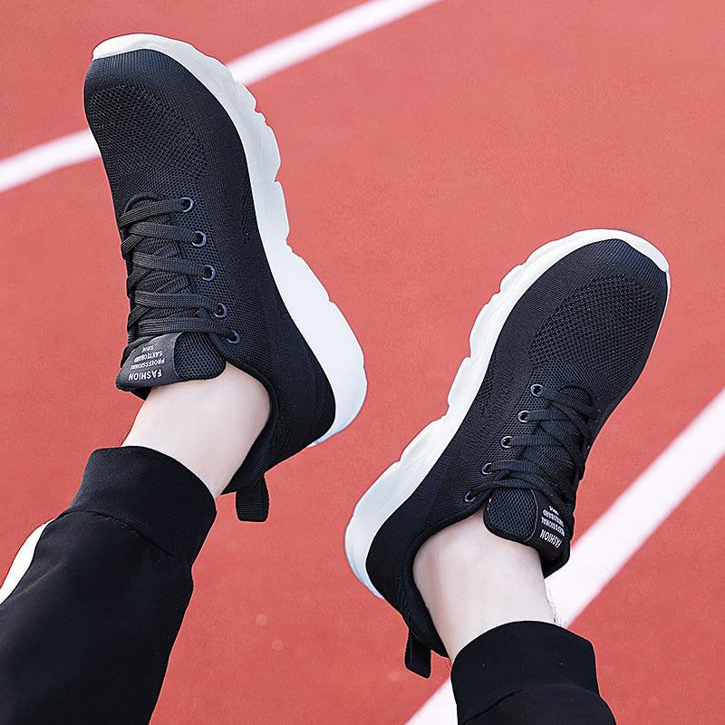 Damen Sportliche Sneakers mit atmungsaktivem Mesh-Obermaterial und stoßdämpfender Sohle  1774576066
