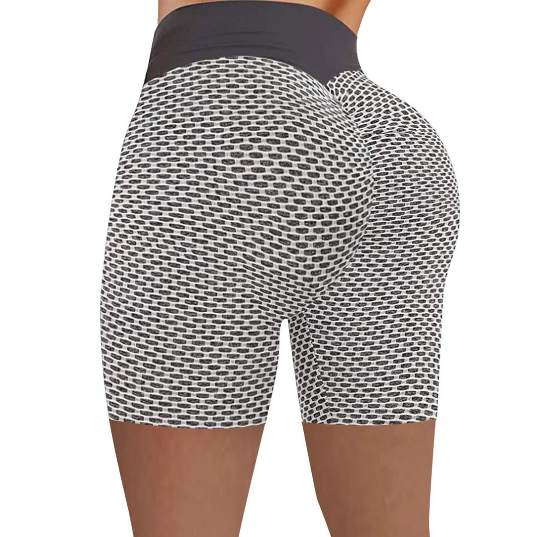 Damen sportliche Kompressionsshorts mit hohem Bund und atmungsaktivem Material R&B