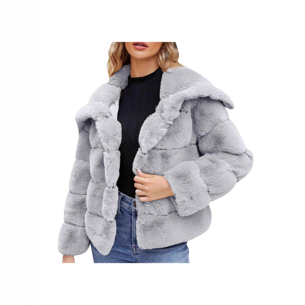 Damen Kapuzenjacke mit gepolstertem Design R&B