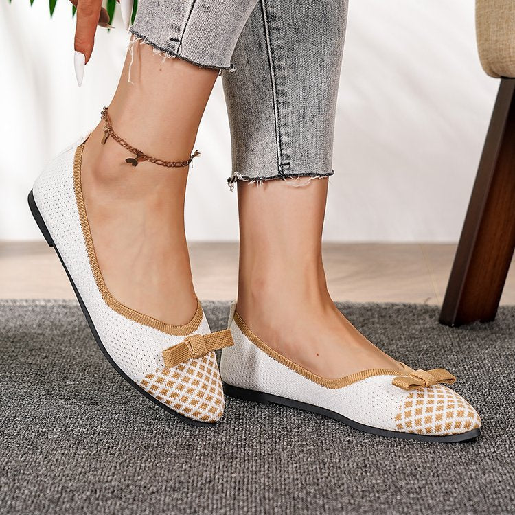 Damen Atmungsaktive und modische Slip-On Ballerinas R&B