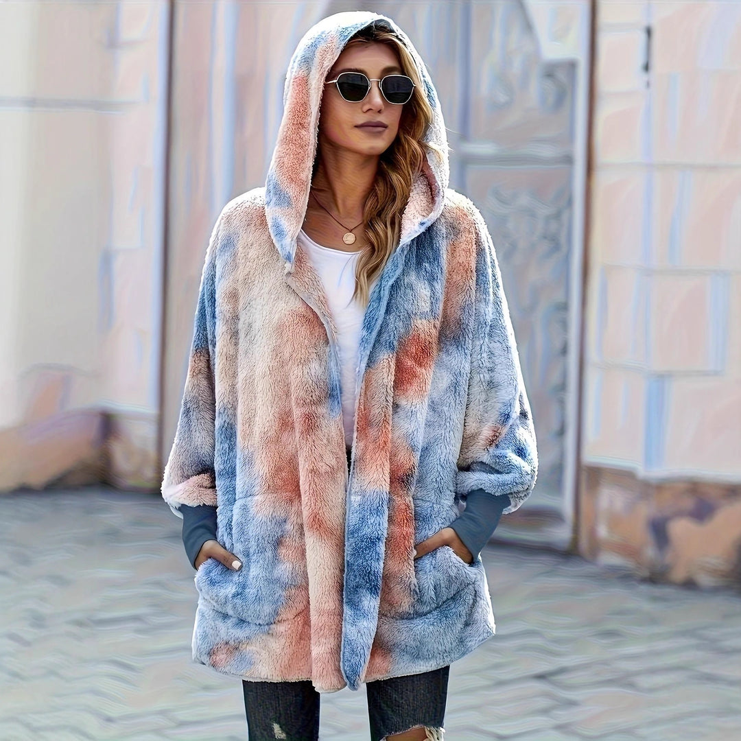 Damen Kapuzenjacke aus kuscheligem Teddyfell R&B