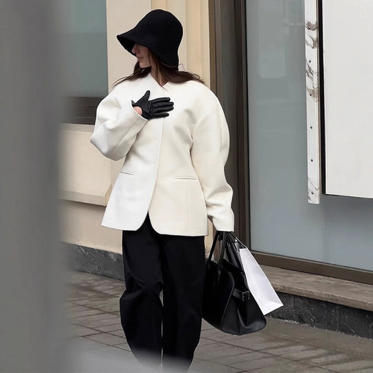Damen lässiger Blazer aus hochwertigem Material R&B