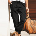 Damen Cargo-Hose mit elastischem Bund und praktischen Taschen R&B