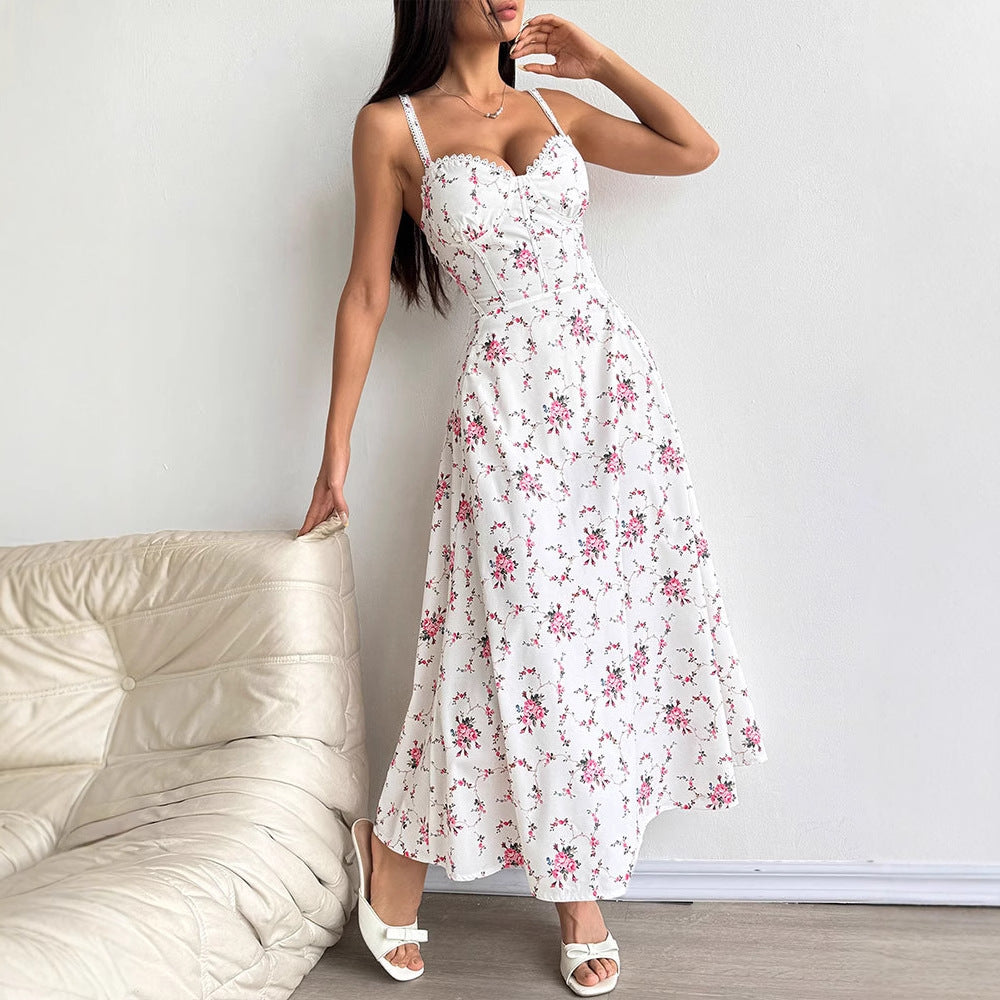 Damen Sommerkleid mit floralem Muster R&B