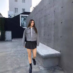 Damen Modische Jacke aus hochwertigem Material mit strukturiertem Schnitt R&B