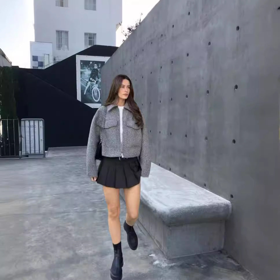 Damen Modische Jacke aus hochwertigem Material mit strukturiertem Schnitt R&B