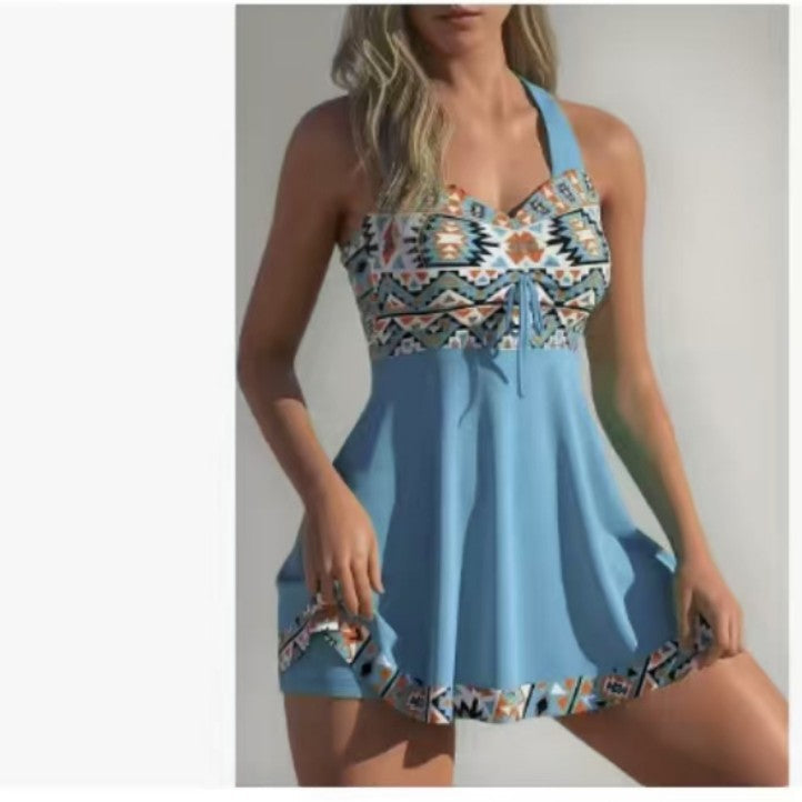 Damen Einteiliger Badeanzug mit raffiniertem Wickel-Design R&B