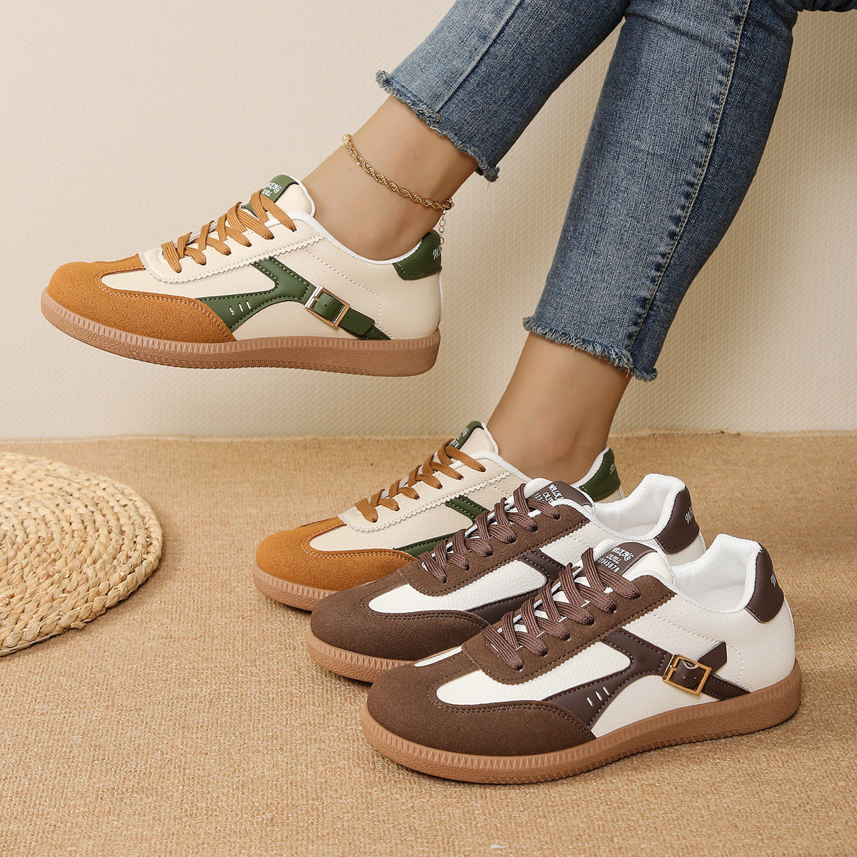 Damen Sportliche Sneakers im Casual-Look mit komfortabler Sohle R&B
