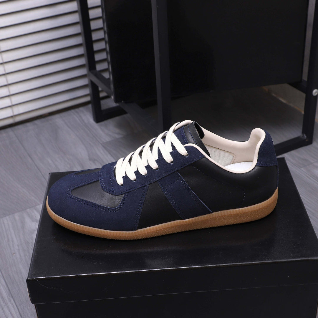 Damen Sportliche Leder Sneakers mit modischem Design und rutschfester Sohle R&B