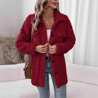 Damen Strickjacke mit strukturierter Oberfläche R&B