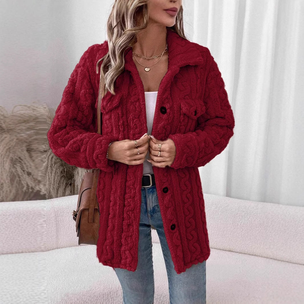 Damen Strickjacke mit strukturierter Oberfläche R&B
