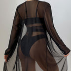 Damen Bikiniset mit raffinierten Schnittdetails und elegantem Überwurf