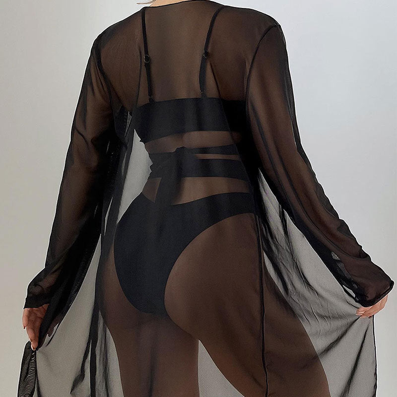 Damen Bikiniset mit raffinierten Schnittdetails und elegantem Überwurf