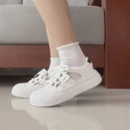 Damen Trendige Plateau-Sneaker mit innovativer Sohlenkonstruktion und atmungsaktivem Obermaterial R&B