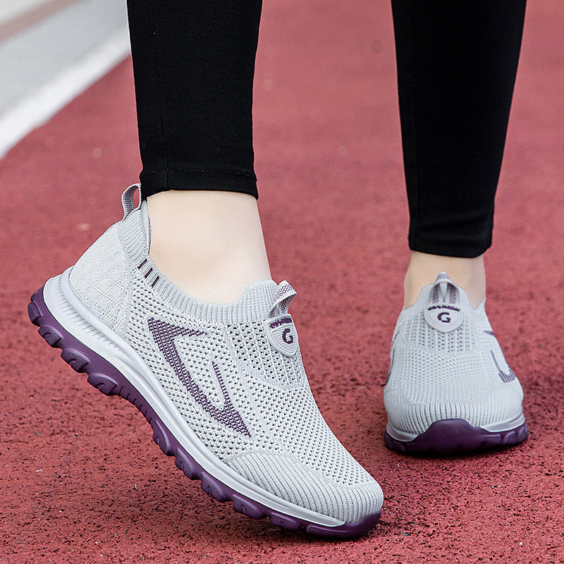Damen Atmungsaktive Freizeit-Sneaker mit innovativer Stricktechnologie R&B
