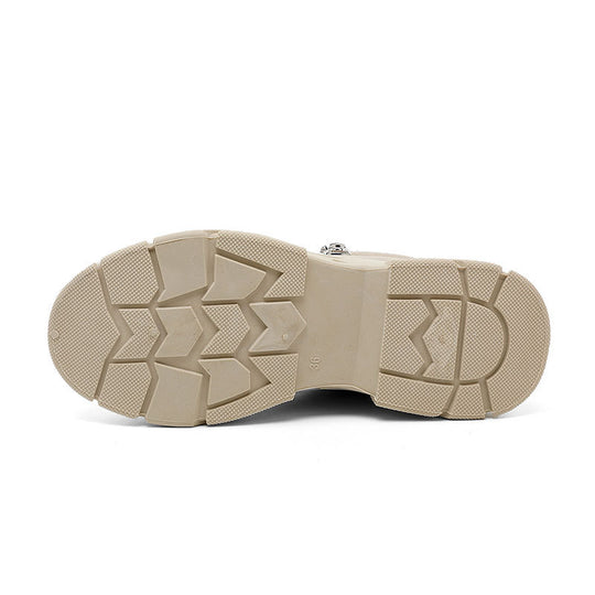 Damen Sportliche Sneaker mit trendiger Reißverschluss-Applikation und komfortabler Sohle R&B