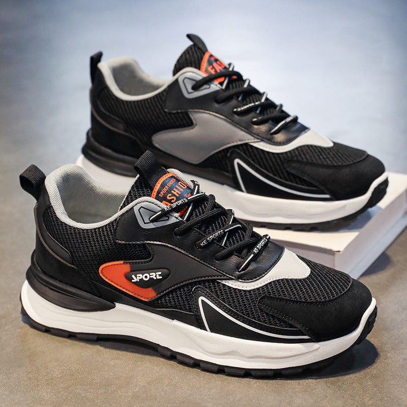Damen Sportliche Sneakers mit atmungsaktiver Mesh-Konstruktion und dämpfendem Sohlenprofil R&B