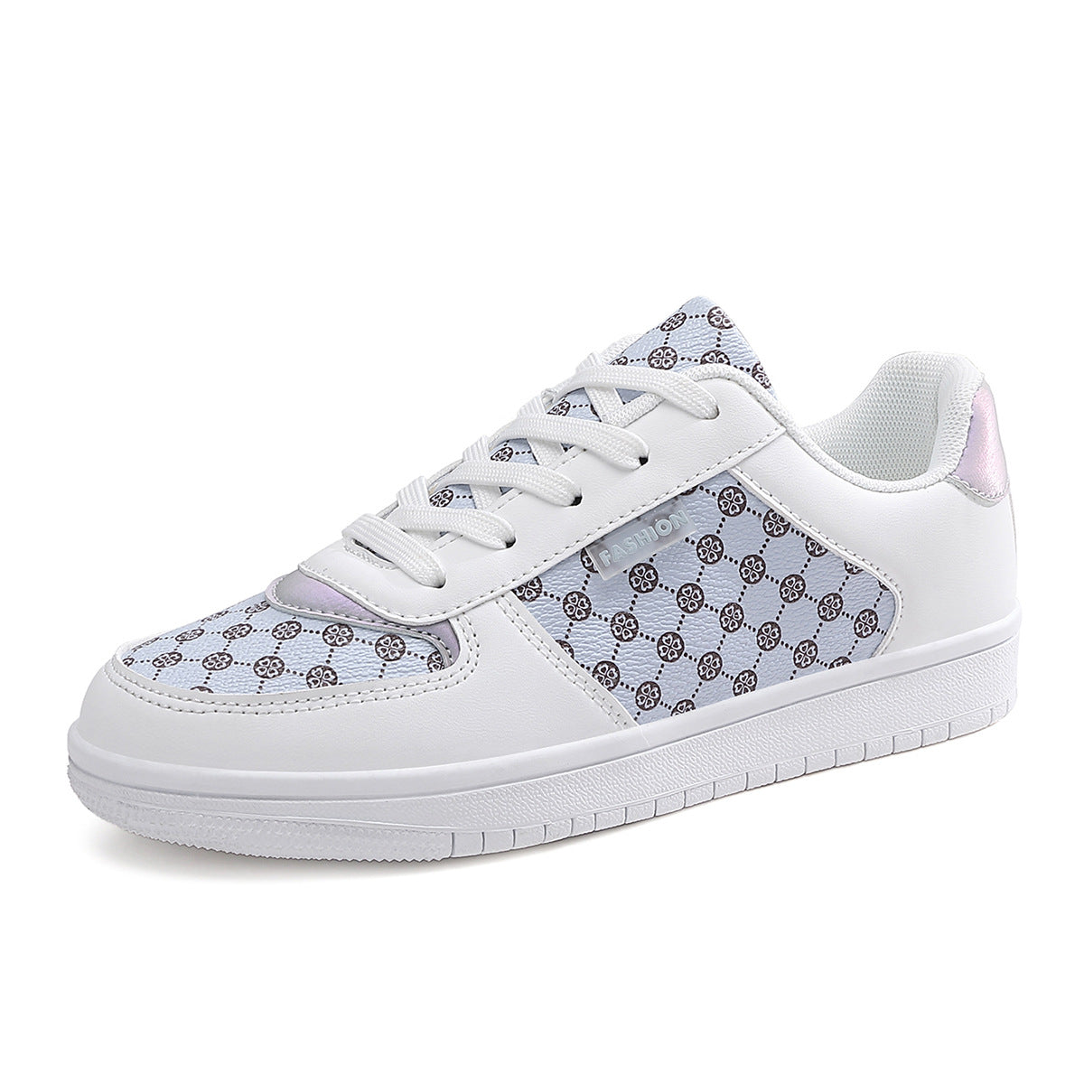 Damen modische Freizeit Sneakers mit Musterdruck und gepolsterter Sohle