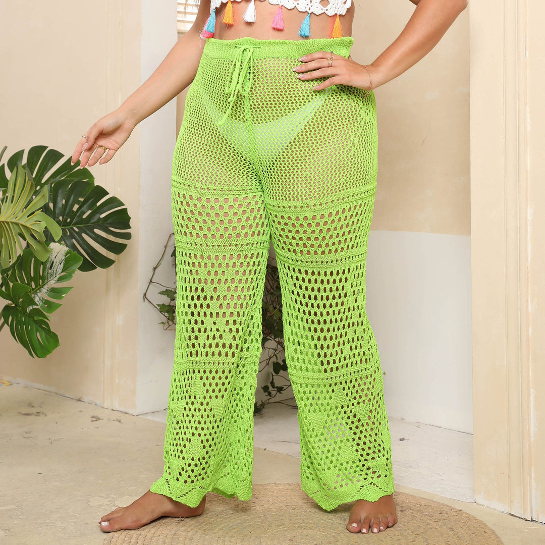 Damen Netzstruktur Strandhose R&B