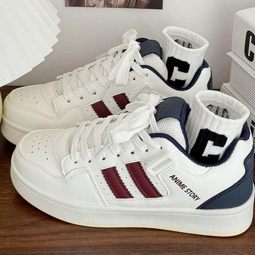 Damen Sneakers im sportlichen Retro-Stil mit atmungsaktiver Mesh-Oberfläche R&B