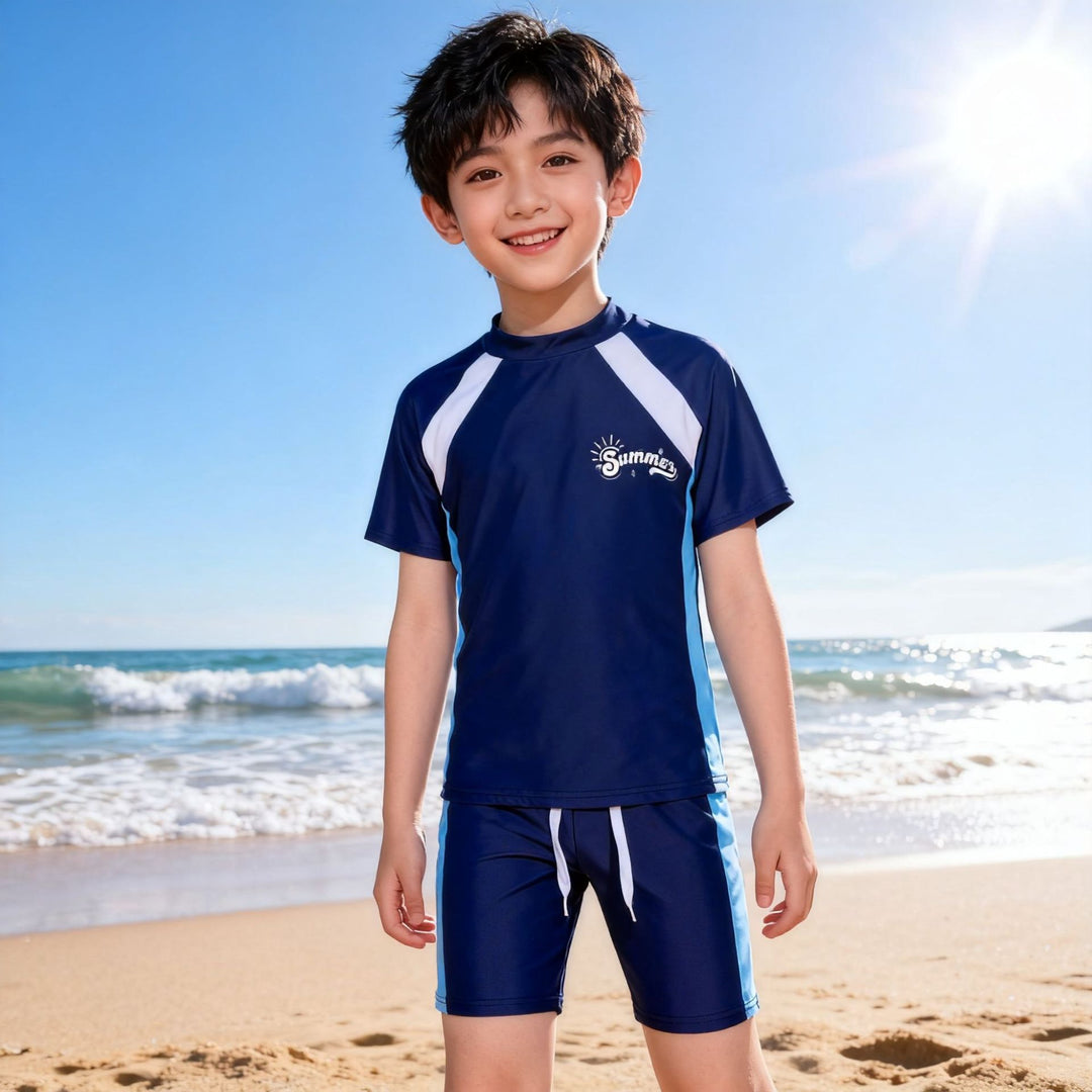 Jungen UV-Schutz Schwimmanzug R&B