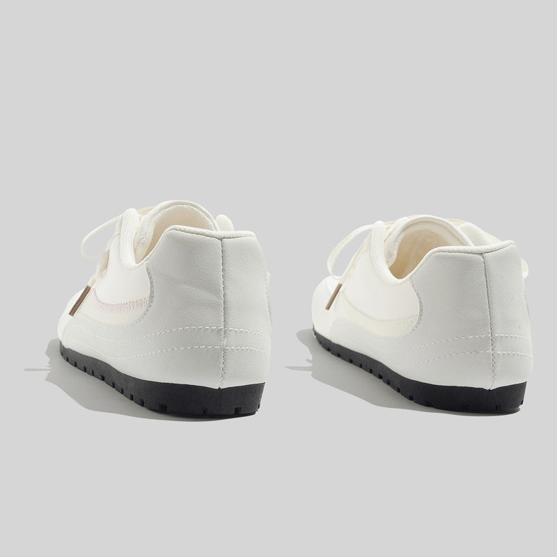 Damen Sportliche Freizeit Sneakers mit zarter Stickerei