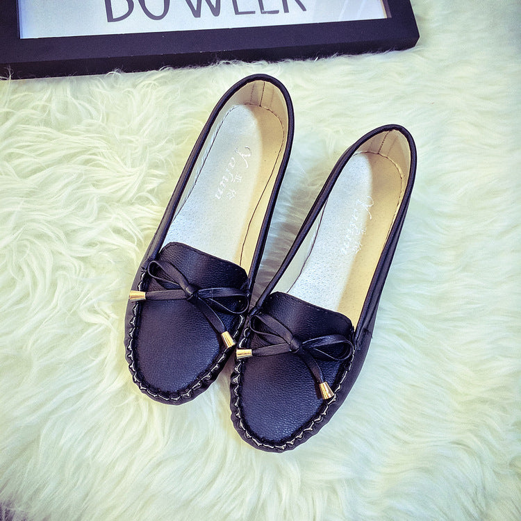 Damen Mokassin Slipper mit elegantem Schleifen-Detail und komfortabler Innensohle R&B
